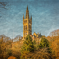 Buy canvas prints of Glasgow University from Kelvingrove  by Tylie Duff Photo Art