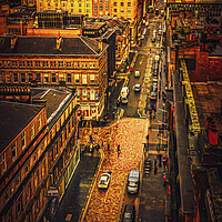 Buy canvas prints of Glasgow City Lights by Tylie Duff Photo Art