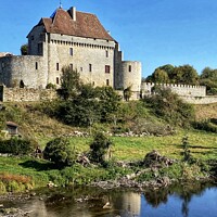 Buy canvas prints of French medieval castle by Philip Teale