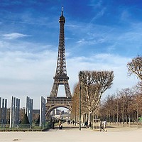 Buy canvas prints of Eiffel Tower from Champs du Mars by Philip Teale