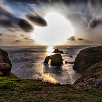 Buy canvas prints of  Sunset at Land's End by Brian Pierce