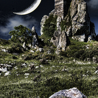 Buy canvas prints of  Roche Rock, Cornwall by Brian Pierce