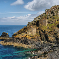 Buy canvas prints of  Crown Engine Houses, Botallack, Cornwall by Brian Pierce