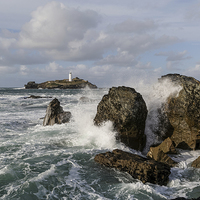 Buy canvas prints of  Godrevy Lighthouse, St Ives Bay, Cornwall by Brian Pierce