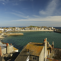 Buy canvas prints of  St Ives Harbour, Cornwall by Brian Pierce
