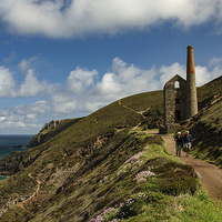 Buy canvas prints of  Towanroath Engine House, Wheal Coates and the Sou by Brian Pierce