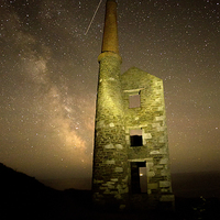 Buy canvas prints of Wheal Prosper (and the International Space Station by Brian Pierce