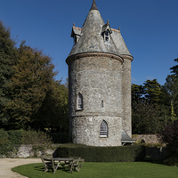 Buy canvas prints of  The Water Tower, Trelissick Gardens, Cornwall by Brian Pierce