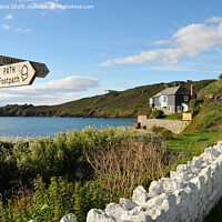 Buy canvas prints of The South West Coast Path at Coverack by Brian Pierce