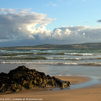 Buy canvas prints of Looking across St Ives Bay by Brian Pierce