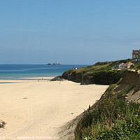 Buy canvas prints of Black Rock, Hayle Beach by Brian Pierce