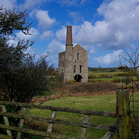 Buy canvas prints of Pascoe's Shaft. Great Flat Lode, Cornwall by Brian Pierce