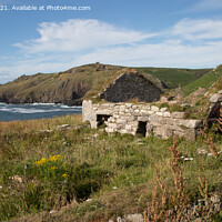Buy canvas prints of St Helens  Oratory,  Cape Cornwall by Brian Pierce