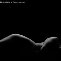 Buy canvas prints of Reclining Nude by Brian Pierce