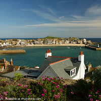 Buy canvas prints of St Ives Panorama by Brian Pierce