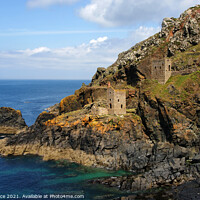 Buy canvas prints of The Crown Engine Houses, Botallack, Cornwall  by Brian Pierce