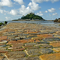 Buy canvas prints of St Michaels Mount and Causeway, Cornwall  by Brian Pierce