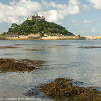 Buy canvas prints of St Michaels Mount, Cornwall by Brian Pierce