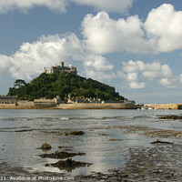 Buy canvas prints of St Michaels Mount, Cornwall by Brian Pierce