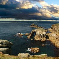 Buy canvas prints of Land's End, Cornwall  by Brian Pierce