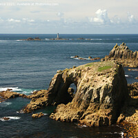 Buy canvas prints of Lands End, Cornwall  by Brian Pierce
