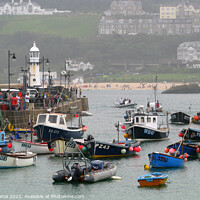 Buy canvas prints of Floggy Day at St Ives, Cornwall by Brian Pierce