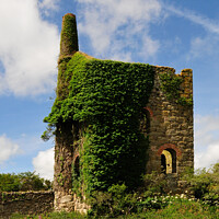 Buy canvas prints of Trencrom Engine House, Cornwall by Brian Pierce