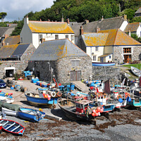 Buy canvas prints of Cadgwith, Lizard, Cornwall by Brian Pierce
