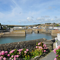 Buy canvas prints of Porthleven Harbour, Cornwall  by Brian Pierce