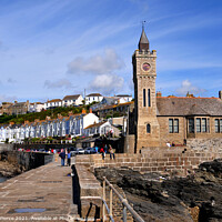 Buy canvas prints of The Bickford-Smith Institute,  Porthleven by Brian Pierce