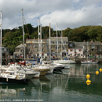 Buy canvas prints of Padstow Harbour, North Cornwall  by Brian Pierce