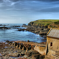 Buy canvas prints of The Old Lizard Lifeboat Station  by Brian Pierce