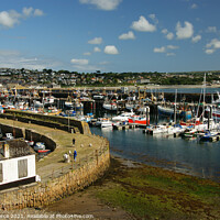 Buy canvas prints of Newlyn Harbour by Brian Pierce