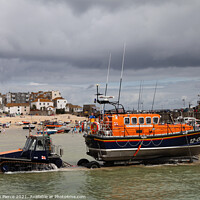 Buy canvas prints of St Ives Lifeboat, Cornwall by Brian Pierce