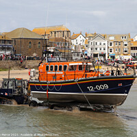 Buy canvas prints of St Ives Lifeboat, Cornwall by Brian Pierce