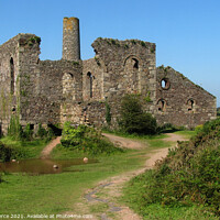 Buy canvas prints of South Wheal Frances, Cornwall by Brian Pierce
