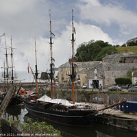 Buy canvas prints of Charlestown Harbour, St Austell, Cornwall  by Brian Pierce