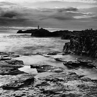 Buy canvas prints of Godrevy Lighthouse, Gwithian, Hayle, Cornwall  by Brian Pierce
