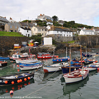 Buy canvas prints of Day Fishing Boats at Coverack, Cornwall by Brian Pierce