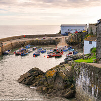 Buy canvas prints of Coverack Harbour, Lizard, Cornwall by Brian Pierce
