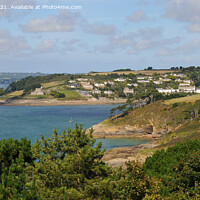Buy canvas prints of Looking Back to St Mawes, Roseland, Cornwall by Brian Pierce
