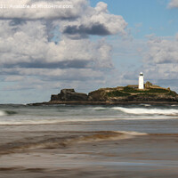 Buy canvas prints of Godrevy Lighthouse, Cornwall by Brian Pierce