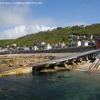 Buy canvas prints of Sennen Cove Lifeboat Station, Cornwall by Brian Pierce