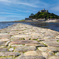 Buy canvas prints of St Michael's Mount and the Causeway by Brian Pierce
