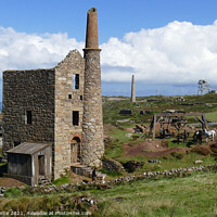 Buy canvas prints of Wesr Wheal Owels, Botallack, Cornwall  by Brian Pierce