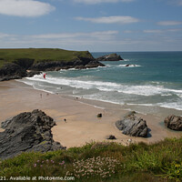 Buy canvas prints of Polly Joke, North Cornwall Coast  by Brian Pierce