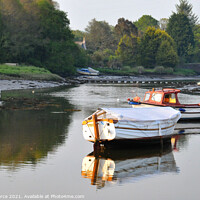 Buy canvas prints of The River Fowey at Lerryn  by Brian Pierce