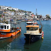 Buy canvas prints of Mevagissey Harbour, Cornwall by Brian Pierce