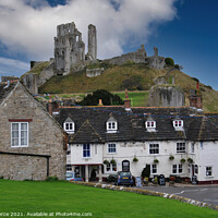 Buy canvas prints of Corfe Castle, Dorset by Brian Pierce