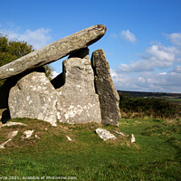 Buy canvas prints of Trethevy Quoit  by Brian Pierce